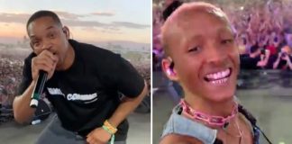 Jaden Smith a invité son père Will Smith sur scène à Coachella !