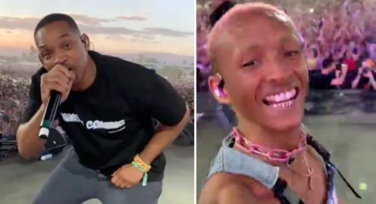 Jaden Smith a invité son père Will Smith sur scène à Coachella !