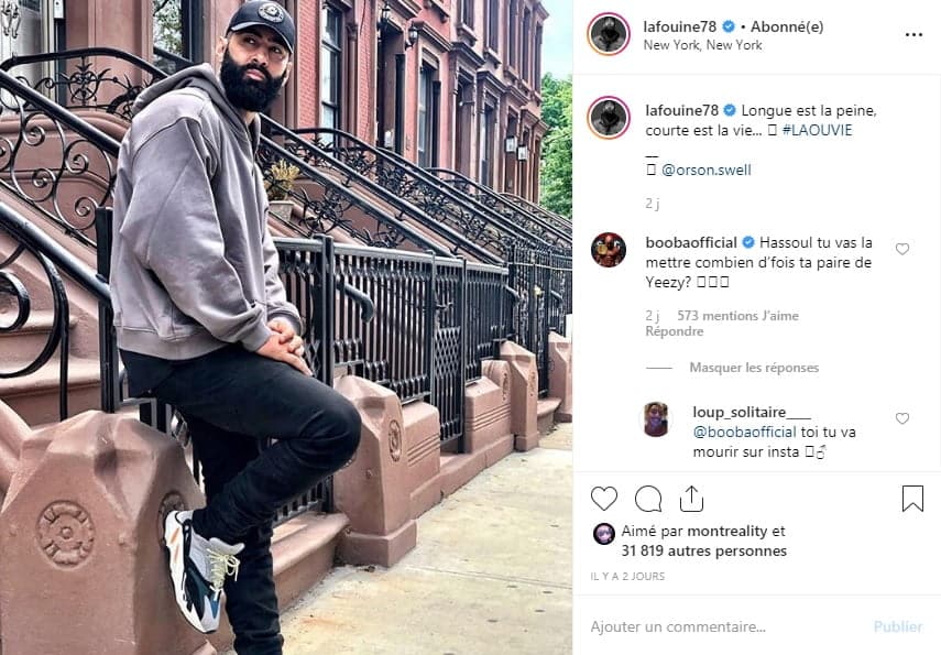 La Fouine encore attaqué par Booba sur Instagram !