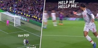 Quand Virgil van Dijk demande à l’aide pour arrêter Lionel Messi ! (Vidéo)