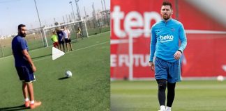 La Fouine se prend pour Lionel Messi en marquant un superbe coup franc