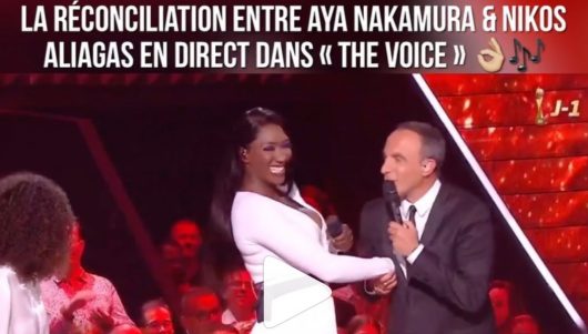Aya Nakamura dans The Voice, elle fait la paix avec Nikos Aliagas !