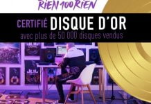 Jul : les ventes de la semaine, « Rien 100 Rien » Disque D’Or !