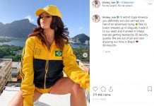 Kinsey Wolanski, la streakeuse de la Ligue de Champions arrêtée au Brésil !