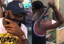 Kaaris : en attendant l’octogone avec Booba, il s’entraîne à un impressionnant lancé de hache !