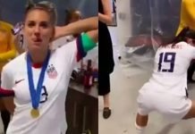 Alex Morgan se lâche et twerk après la victoire des Etats Unis et enflamme la toile (Vidéos)