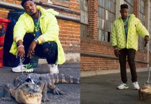 Niska se promène avec un crocodile en laisse dans le clip « Bâtiment »