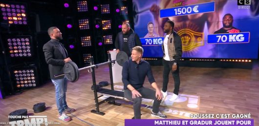 Après Booba, Kaaris, Rohff, Delormeau a défié Gradur à TPMP dans un exercice de force