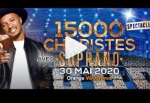 Soprano sera accompagné de 15 000 Choristes au stade Vélodrome de Marseille