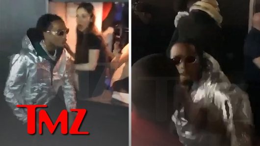 Quavo filmé en train de frapper plusieurs personnes à la sortie d’une soirée Parisienne