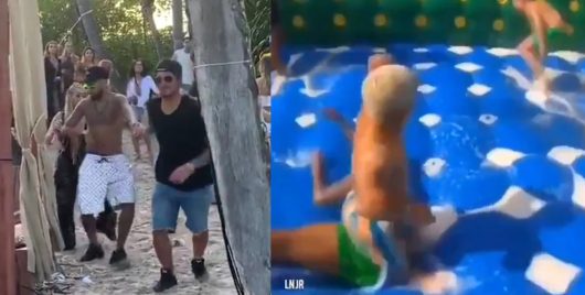 Neymar fait scandale avant la reprise, il s'affiche alcoolisé sur une plage et victimise un nain avec un violent tacle