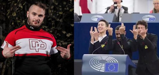 Jul : son célèbre signe des mains repris au Parlement Européen, il réagit !
