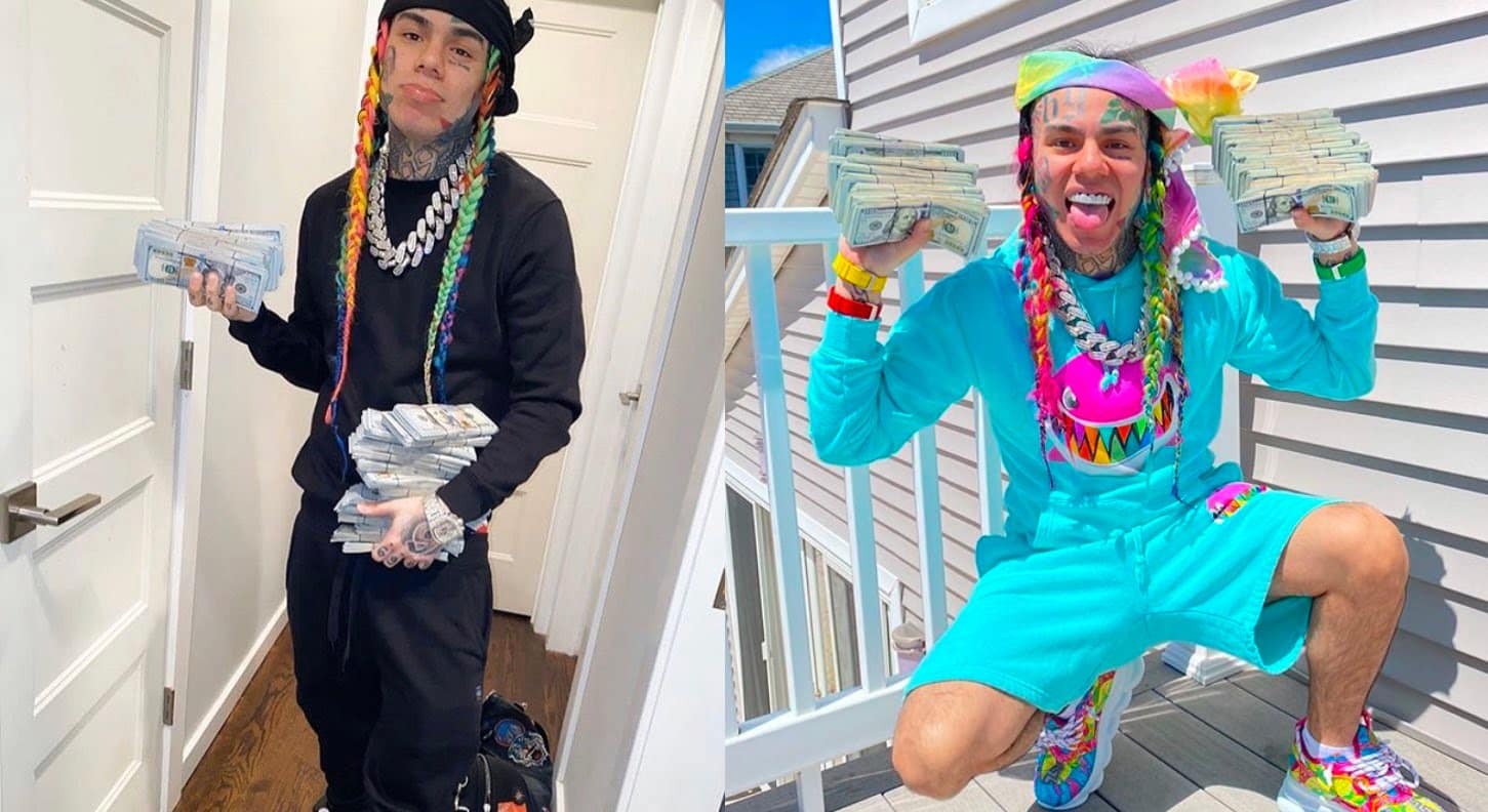 6ix9ine se moque des autres rappeurs et leur conseil de prier pour avoir une carrière