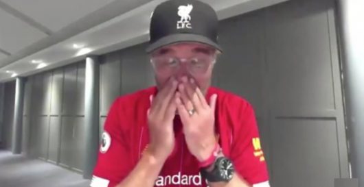 Les larmes de Jürgen Klopp après le sacre de Liverpool pour rendre hommage à Gerrard