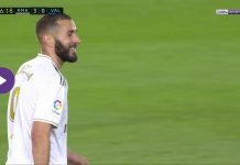 Karim Benzema marque un but extraordinaire face à Valence avec un enchaînement somptueux (Vidéo)