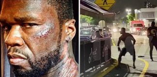 50 Cent impliqué dans une bagarre à coups de tables et de chaises