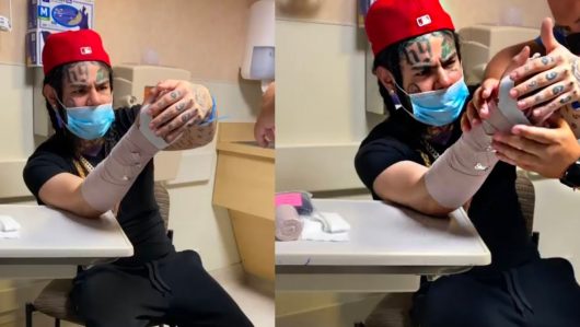 6ix9ine hospitalisé et grièvement blessé au bras après s'être fait attraper dans la rue