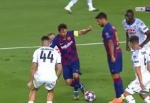Lionel Messi : son but exceptionnel face à Naples en dribblant toute la défense