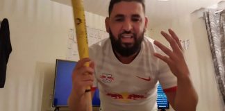 Mohamed Henni pète un plomb après la victoire du PSG et détruit plusieurs télés