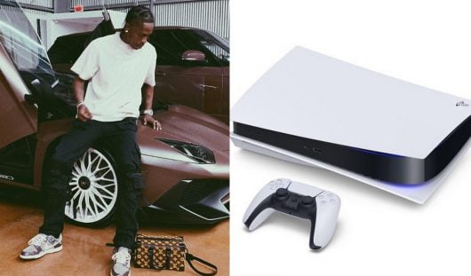 Travis Scott possède déjà la PlayStation 5 et le prouve !