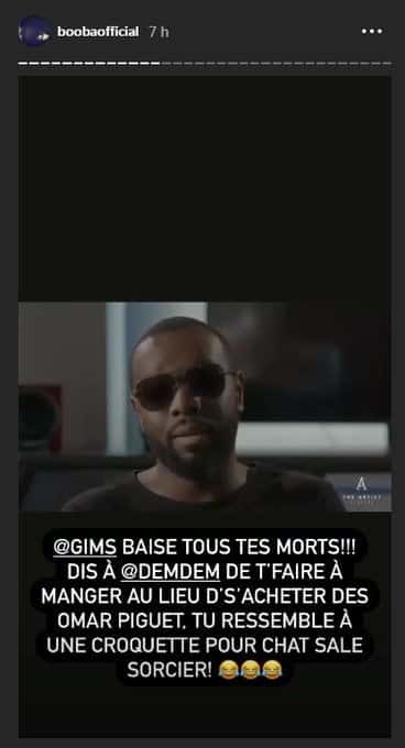 Gims : sa géniale réponse subliminal aux attaques de Booba en direct du Sénégal