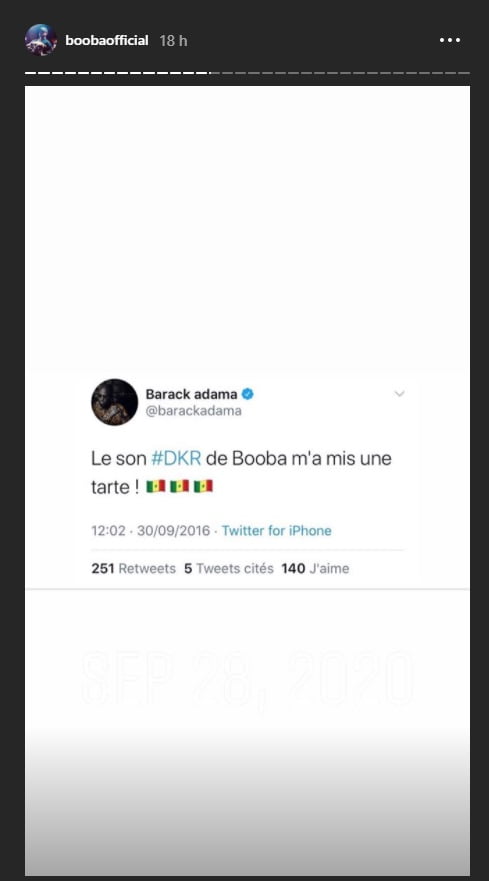 Booba révèle des tweets compromettants de Barack Adama pour l'humilier,