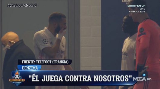Benzema dézingue son coéquipier Vinicius qui est juste à côté de lui