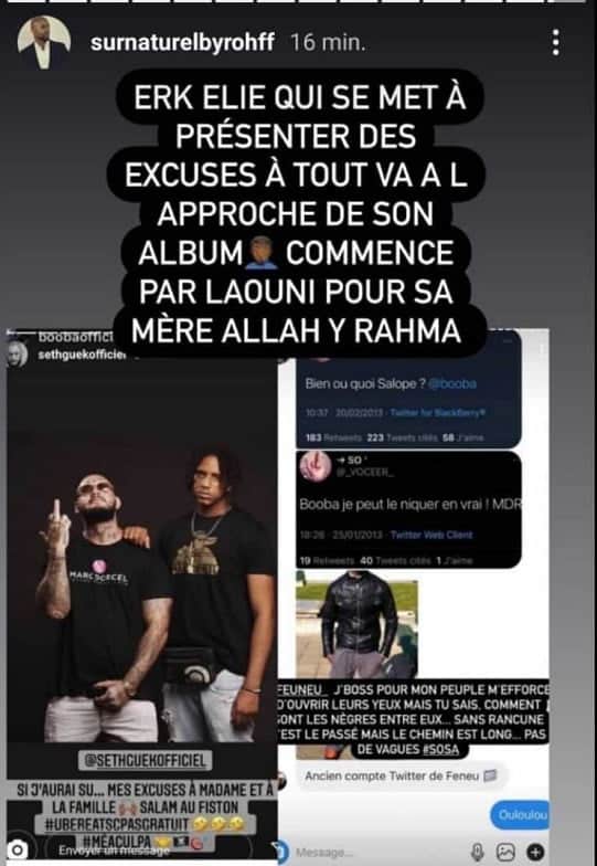 Rohff demande à Booba de s'excuser auprès de La Fouine pour sa mère
