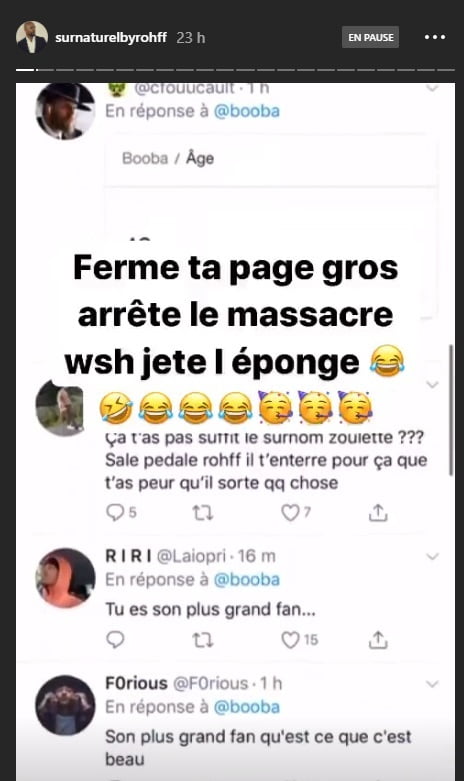 Rohff se moque de la pétition ridicule lancée par Booba pour qu'il sorte un titre le 6 novembre
