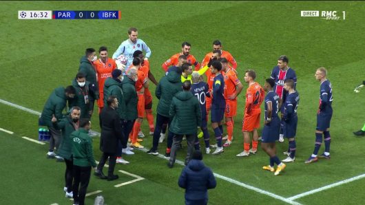 Paris-SG - Instanbul Basaksehir interrompu à cause des propos racistes d'un arbitre
