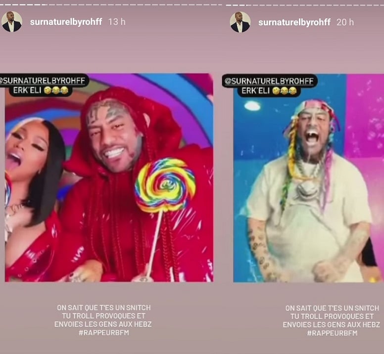 6ix9ine et Booba fusionnés par Rohff pour traiter B2O de balance, ça clash sévère
