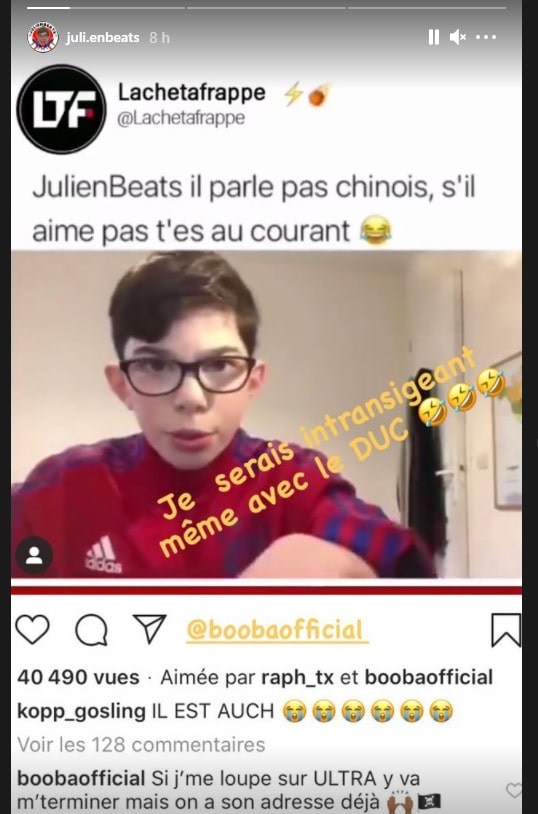 JulienBeats met un gros coup de pression à Booba qui lui donne l'album en exclu