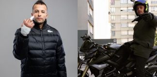 Hayce Lemsi s’est fait une grosse frayeur après une impressionnante chute en moto