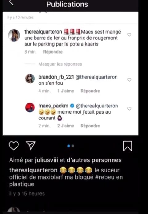 Patrice Quarteron accuse Maes de s'être fait frapper par un pote de Kaaris, il répond