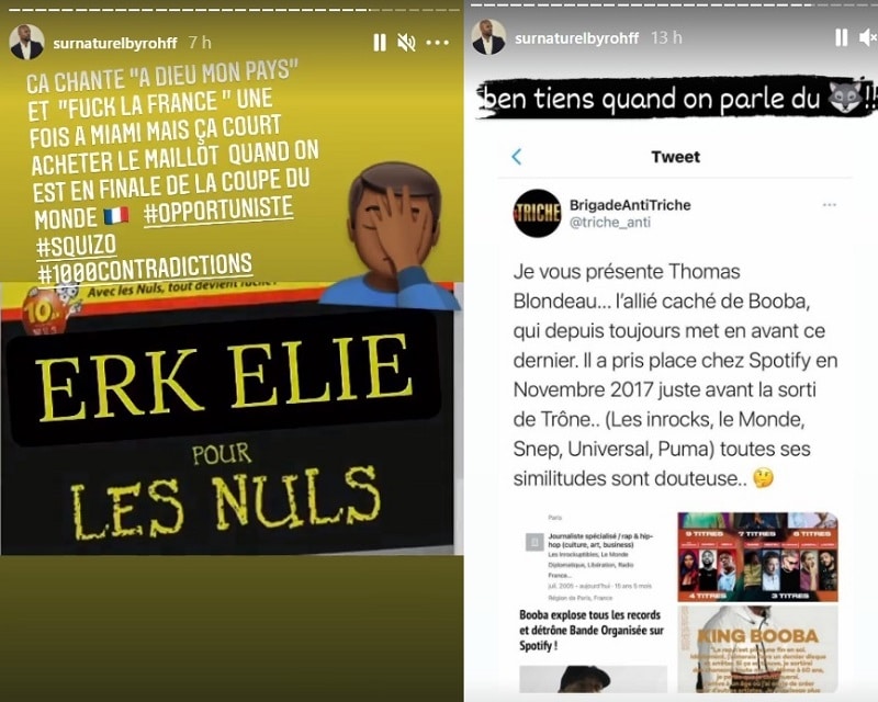 6ix9ine et Booba fusionnés par Rohff pour traiter B2O de balance, ça clash sévère
