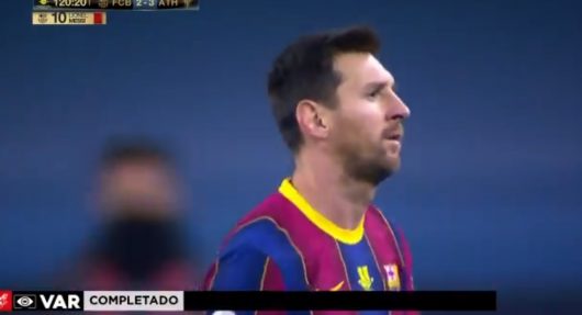 Messi : son très mauvais geste pour son 1er carton rouge avec le Barca [Vidéo]