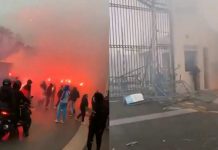 OM : Les images des émeutes à la Commanderie, les supporters ont mis le feu