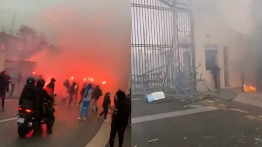 OM : Les images des émeutes à la Commanderie