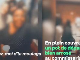 La Moulaga d’Heuss & Jul ambiance des policiers qui font une soirée en plein couvre-feu