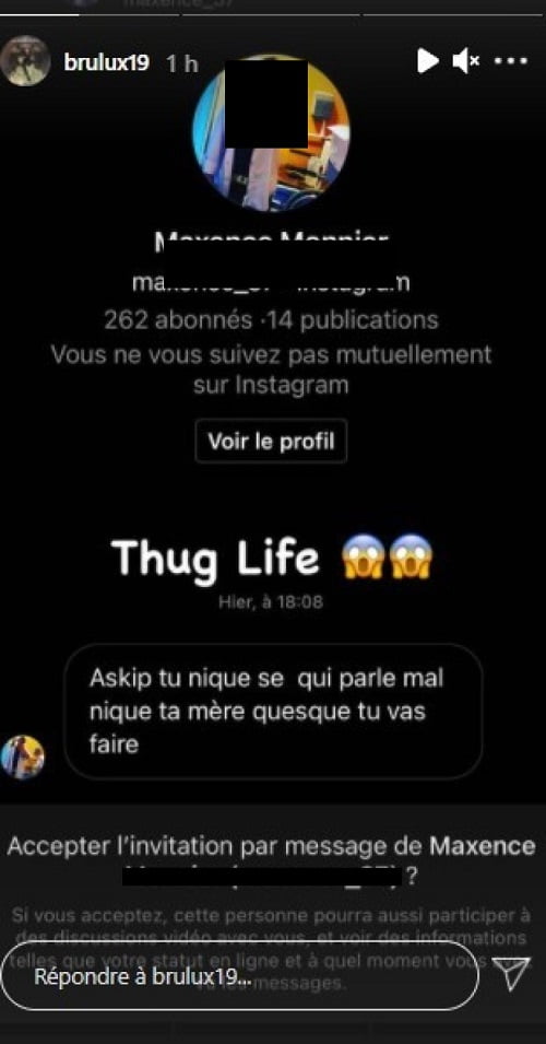 Brulux répond de la meilleure des façons à la violente insulte d'un internaute