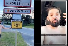Mohamed Henni torse nu en panique devant les milliers de jeunes à Canet-en-Roussillon