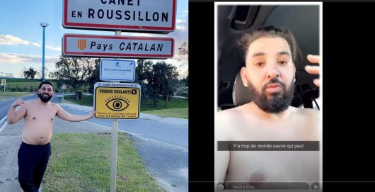 Mohamed Henni nu en panique devant les milliers de jeunes à Canet-en-Roussillon