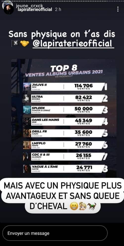 SCH N°1, Booba N°2 décide de l'attaquer sans respect sur son physique
