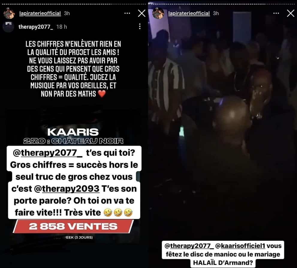 Booba dézingue Kaaris et Therapy qui lui répond, B2O le menace !