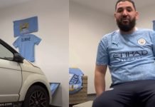 Mohamed Henni célèbre la défaite du PSG en écrasant une TV avec sa voiture