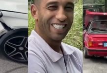 Mister You détruit une belle voiture sur le tournage d’un clip