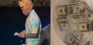Kodak Black jette 100 000 $ dans la mer et bouche les WC avec des billets