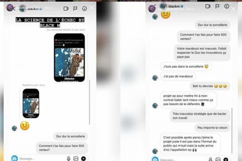 Black M répond intelligemment à Booba sur ses 500 ventes