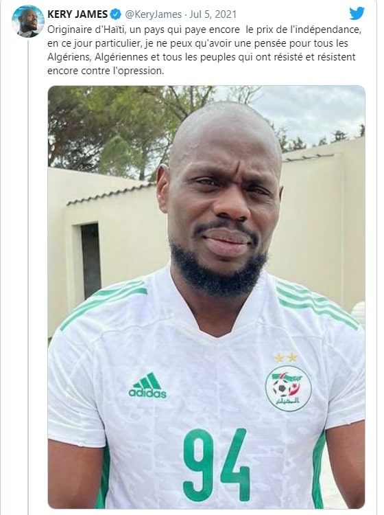 Kery James adresse un beau message d'hommage au peuple Algérien