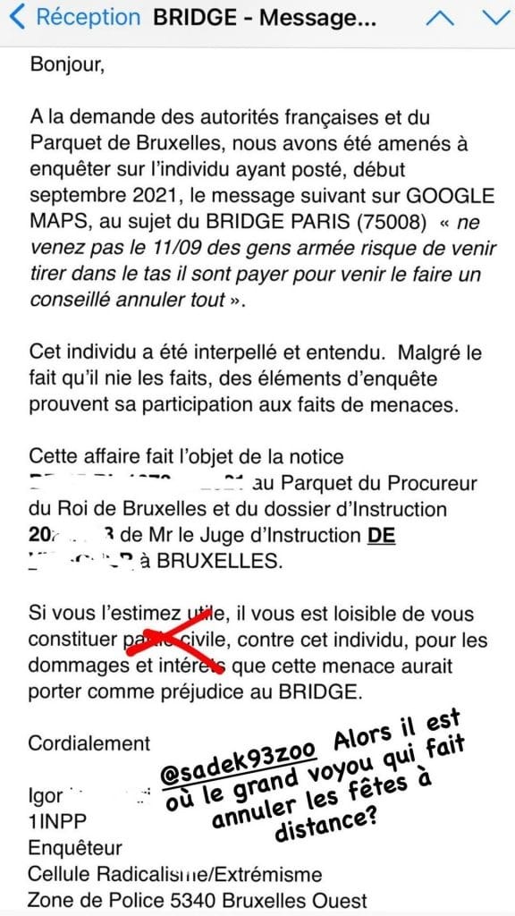Sadek interpellé par la police selon Booba pour ses menaces 2